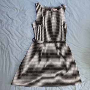 Merona Black and White Striped Dress
